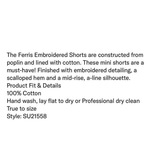 GENERATION LOVE Womens Pink Eyelet Ferris Embroidered Shorts NEW Scalloped Sz S - Picture 3 of 12